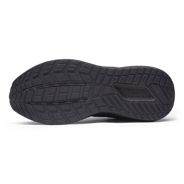 Men's Knitted Non-Slip Sneakers - BLACK - 6